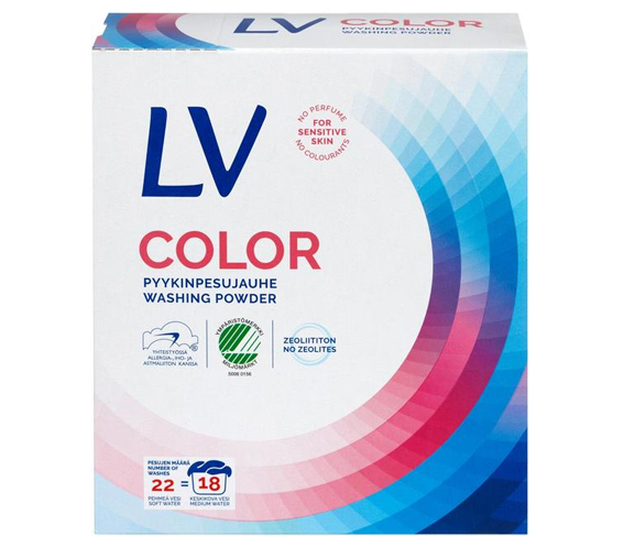 LV Color washing powder concentrate, 22 washes 750g